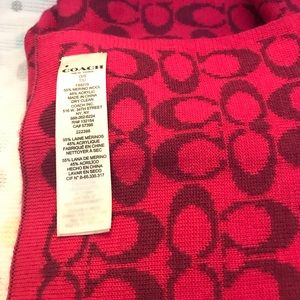 Coach scarf